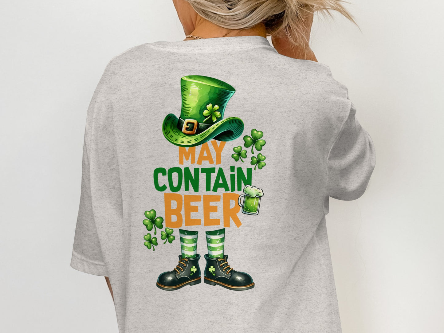Scrappy Malone's Bar Art, Irish Pub Logo, Vintage Style Print, Other Products, Shamrock Design, Bar Sign T-Shirt - Scrappy Malone's Bar 100-Proof Humor - Cloud 16 Clothing Co.