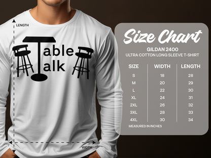 Table Talk Ultra Cotton Long Sleeve T-Shirt