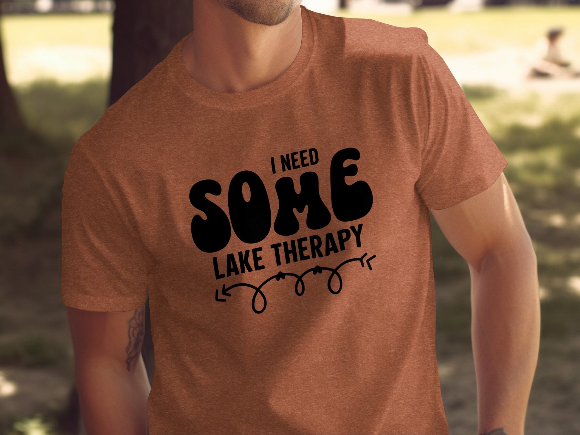 I Need Some Lake Therapy Funny Summer Vacation T-Shirt T-Shirt - Outdoor & Adventure Collection - Mile Marker 16 Gear by Cloud 16 Clothing Co.