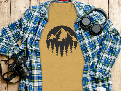 Nature Landscape Adventure Outdoor Graphic Design T-Shirt T-Shirt - Outdoor & Adventure Collection - Mile Marker 16 Gear by Cloud 16 Clothing Co.