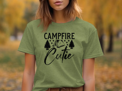 Campfire Cutie Tent Arrowheads Stars T-Shirt T-Shirt - Outdoor & Adventure Collection - Mile Marker 16 Gear by Cloud 16 Clothing Co.
