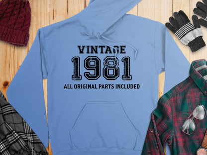 Vintage 1981 All Original Parts Included Hoodie