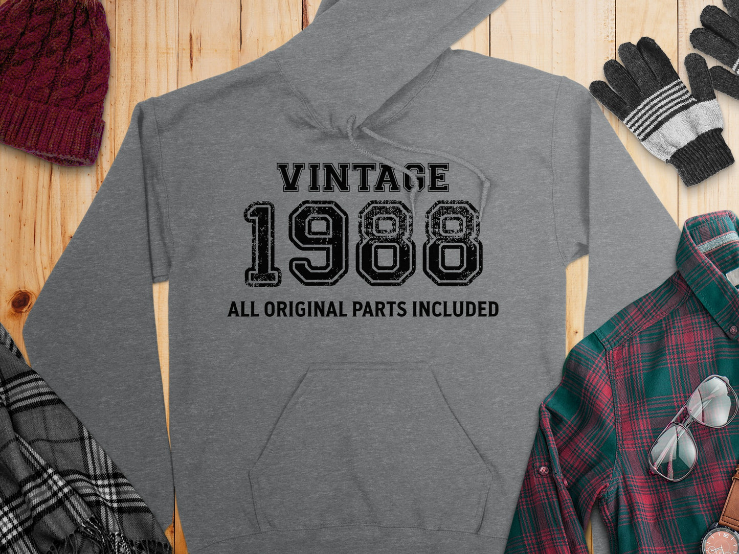 Vintage 1988 All Original Parts Included Hoodie