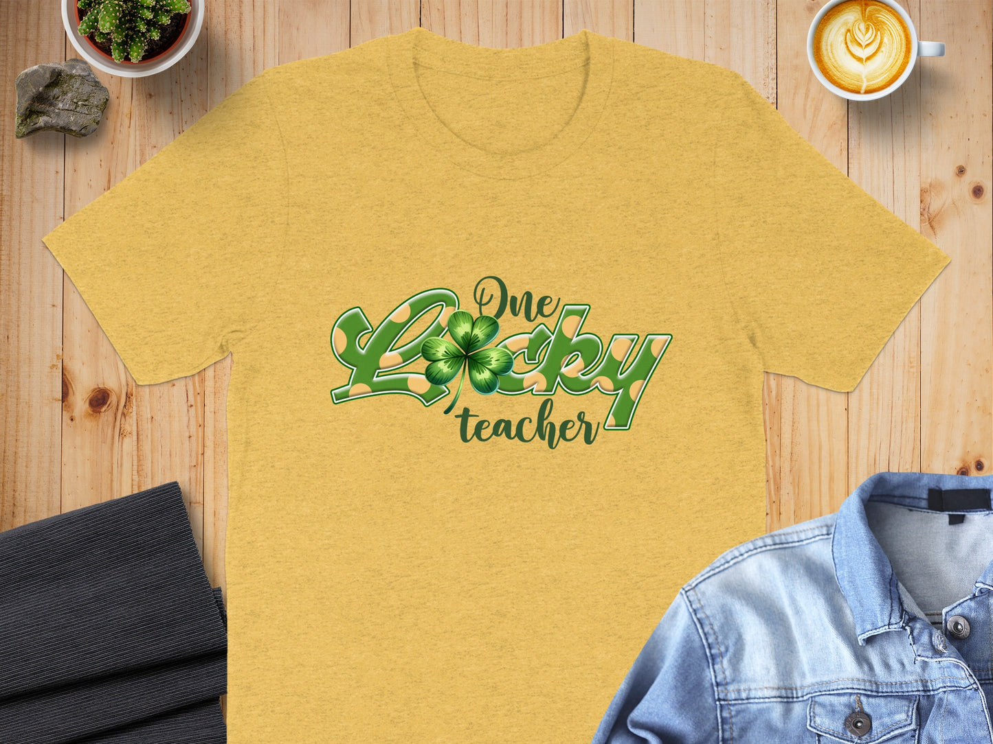 One Lucky Teacher T-Shirt for Educators Gift Idea
