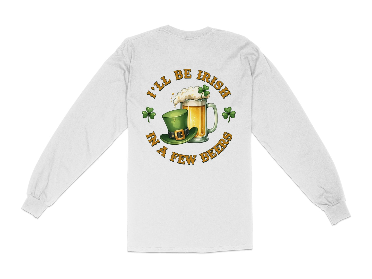 Scrappy Malone's Bar, Shamrock Decor, St Patricks Day, Irish Pub Sign, Gift for Pub Owner, Home Bar Decor T-Shirt - Scrappy Malone's Bar 100-Proof Humor - Cloud 16 Clothing Co.
