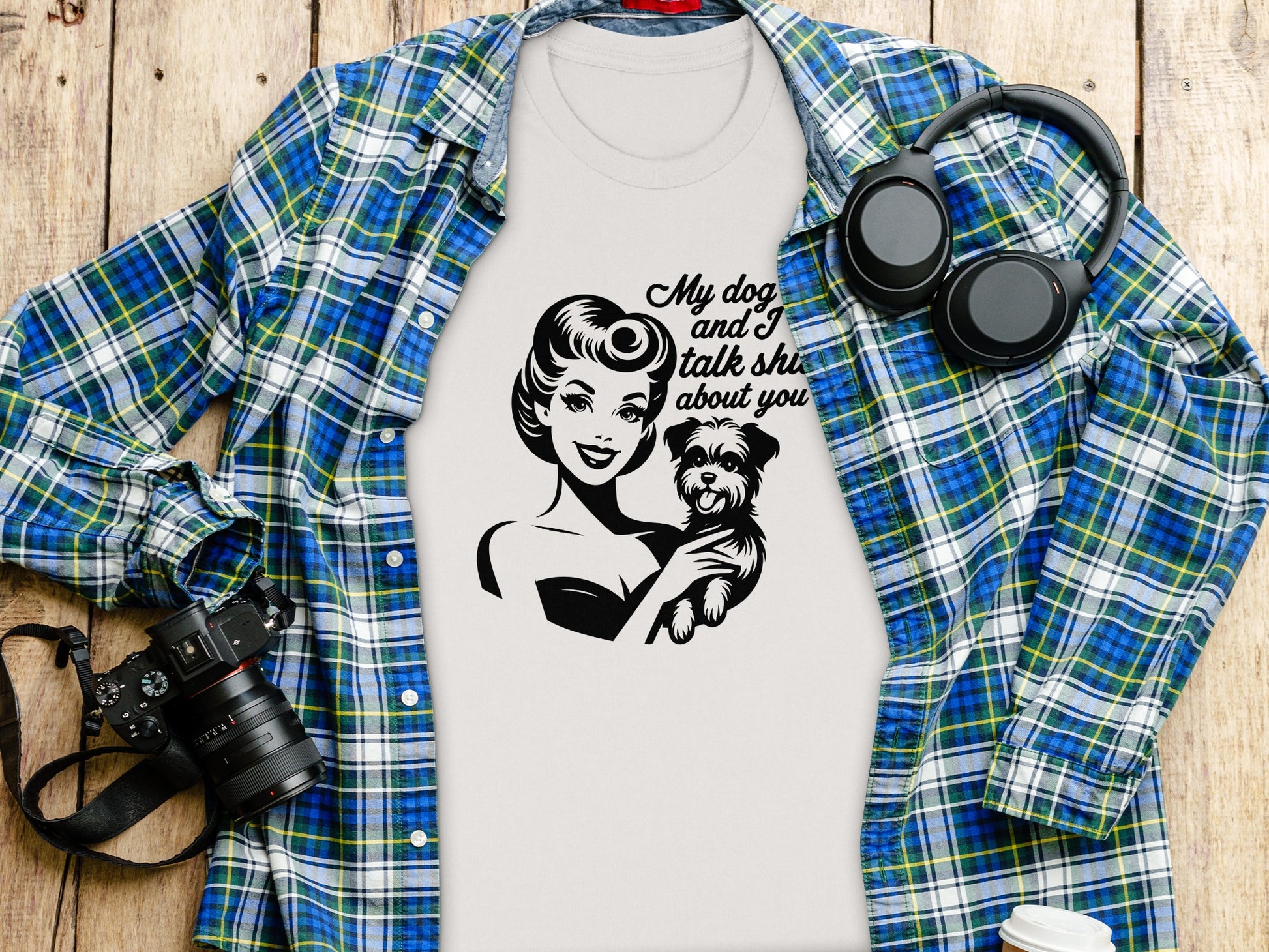 My Dog and I Talk Shit About You Graphic T-Shirt