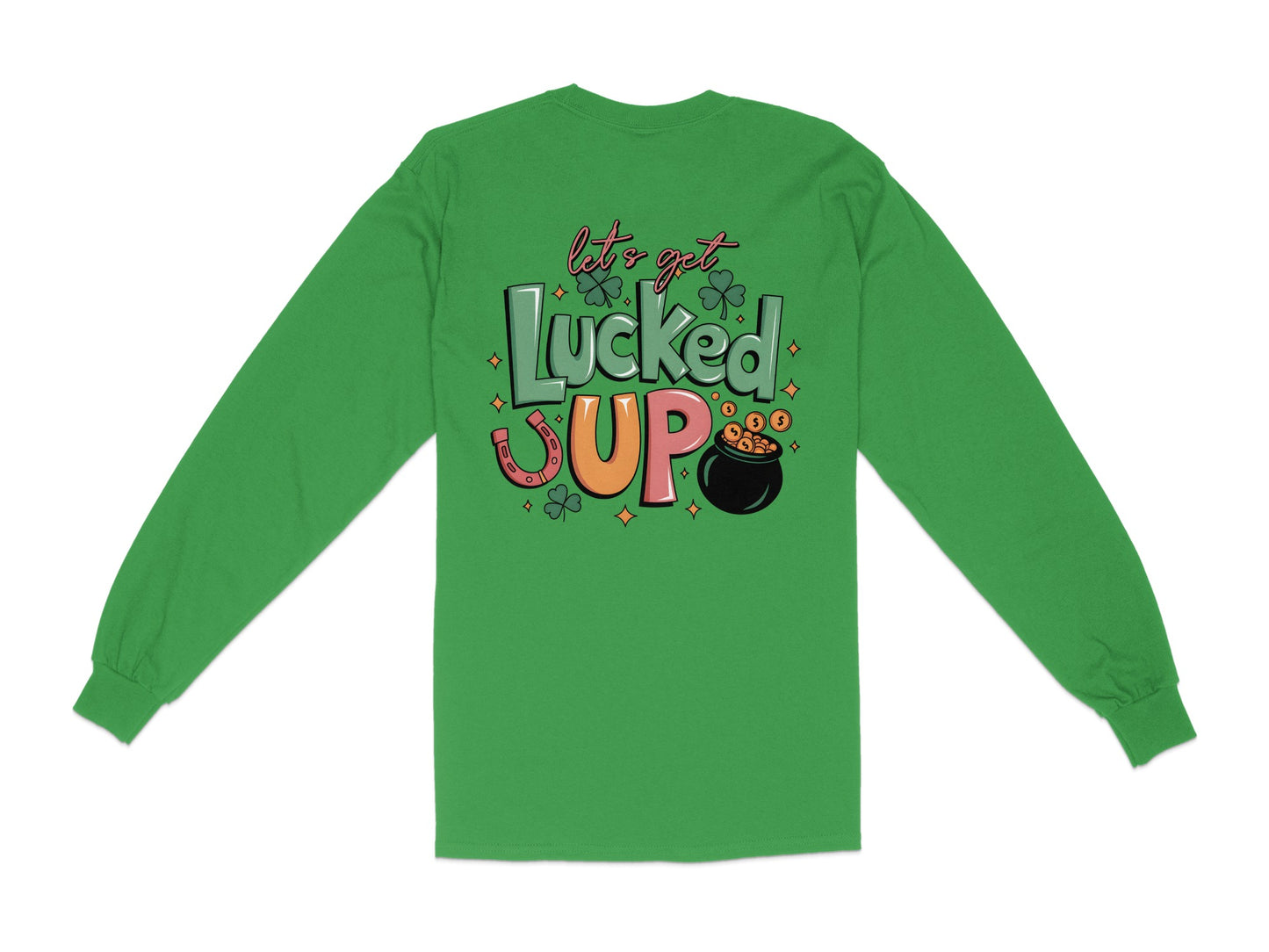 Scrappy Malone's Bar Art, Irish Bar Sign, Shamrock Clover Design, Irish Pub Decor T-Shirt - Scrappy Malone's Bar 100-Proof Humor - Cloud 16 Clothing Co.