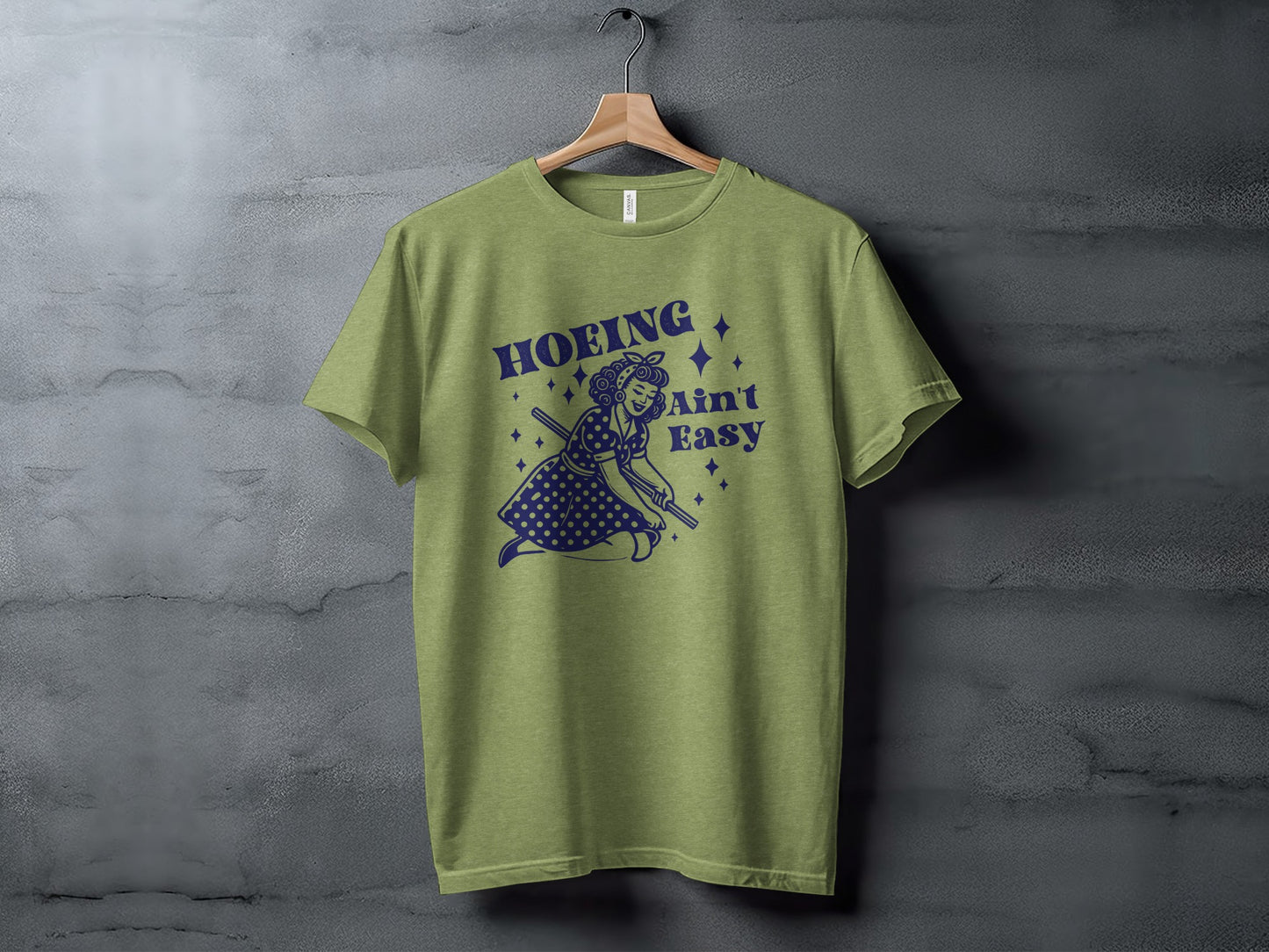 Hoeing Ain't Easy Graphic Unisex T-Shirt
