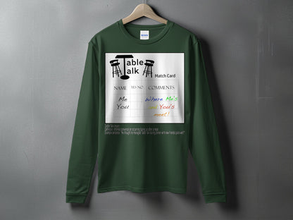 Table Talk Match Card Long-Sleeve Shirt