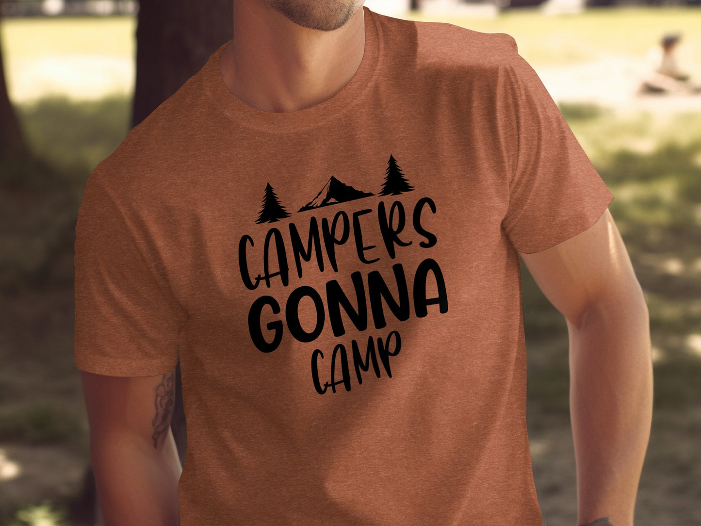 Campers Gonna Camp Nature Adventure Camping Trip T-Shirt T-Shirt - Outdoor & Adventure Collection - Mile Marker 16 Gear by Cloud 16 Clothing Co.