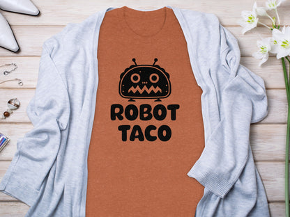 Quirky Robot Taco Design Makes Great Casual Tee