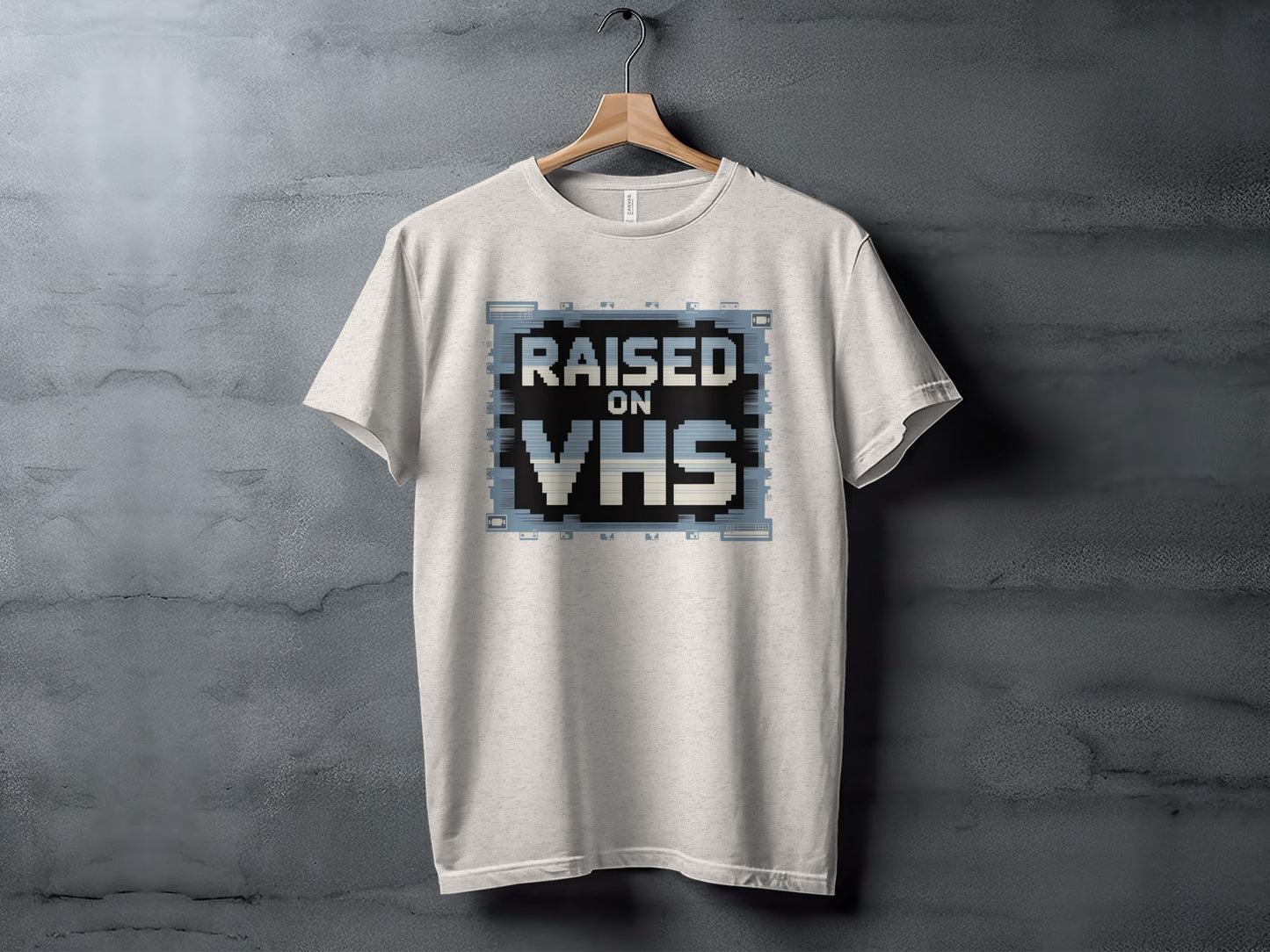 Raised On VHS Graphic T-Shirt for Retro Enthusiasts