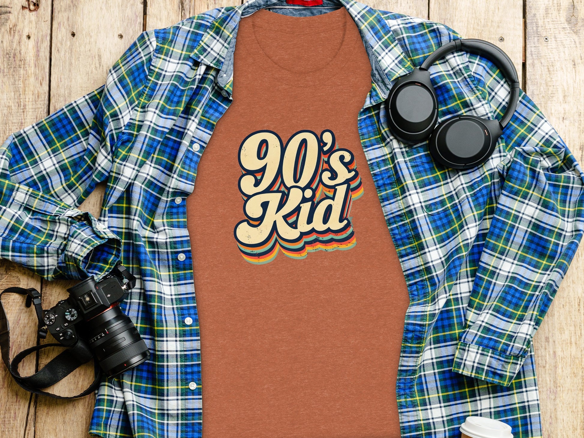 90's Kid Retro Graphic Tee for Nostalgic Fashion Fans