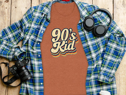 90's Kid Retro Graphic Tee for Nostalgic Fashion Fans