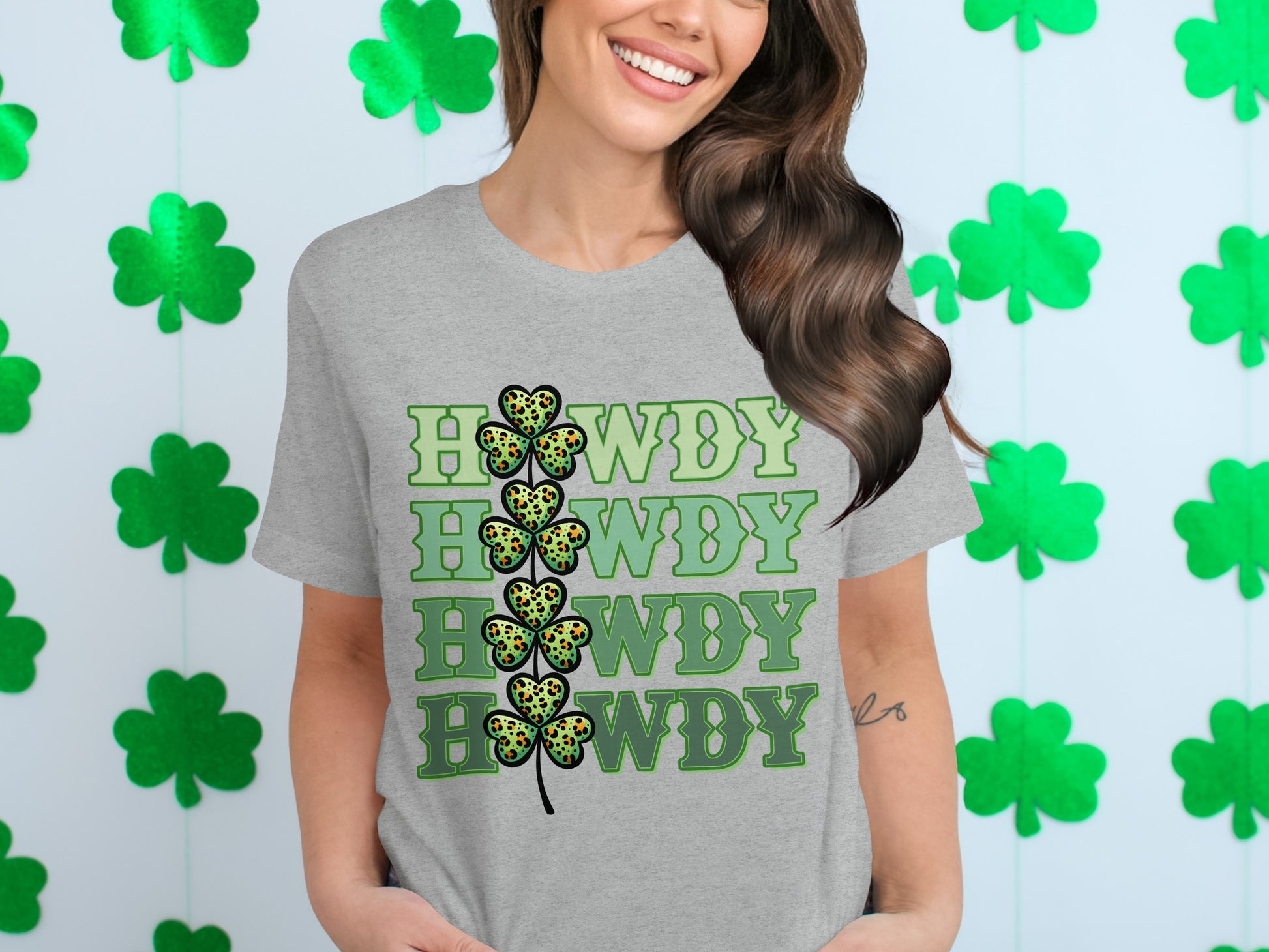 St. Patrick's Day Howdy Shamrock T-Shirt