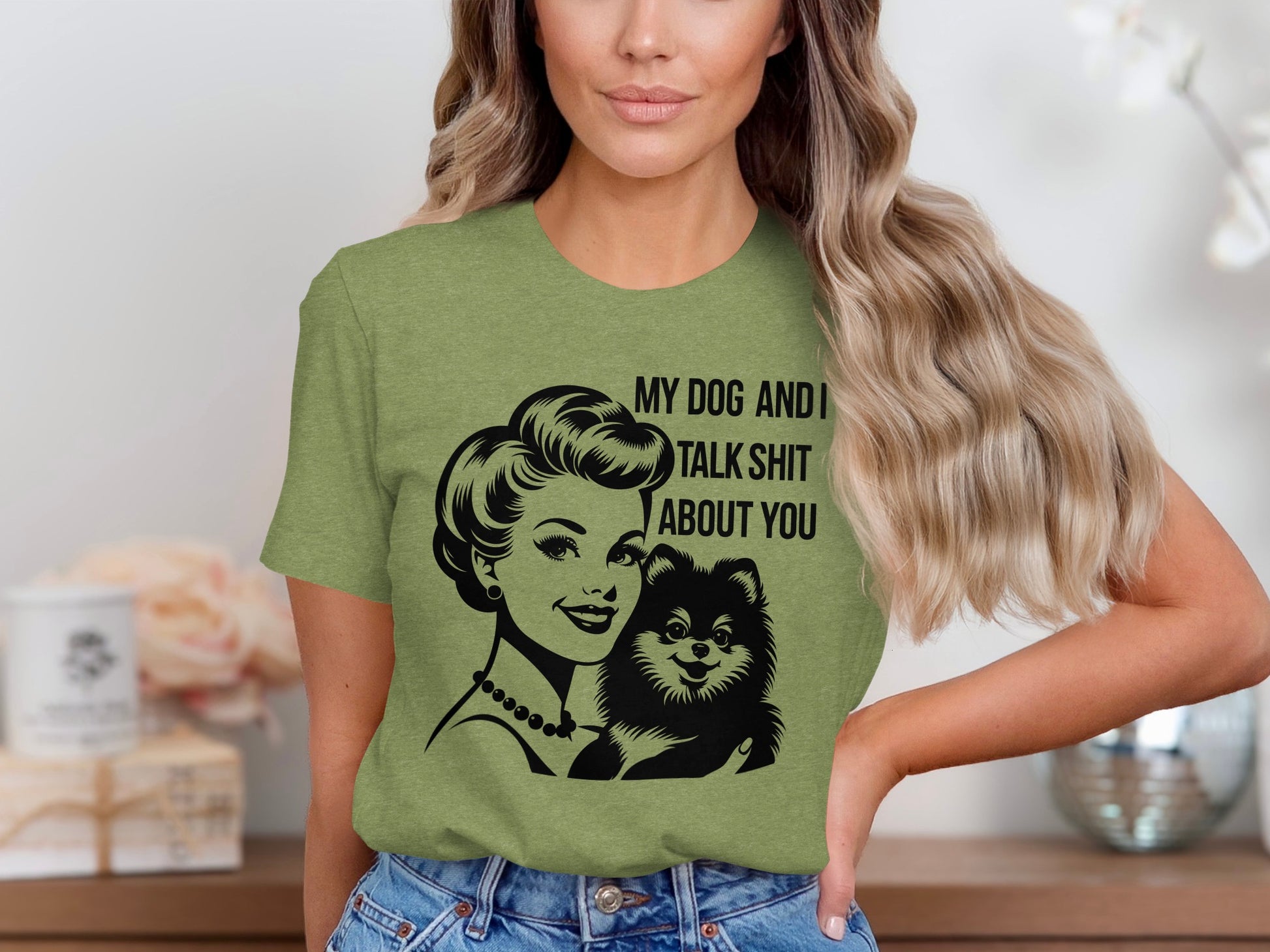 My Dog and I Talk Shit About You Funny Shirt