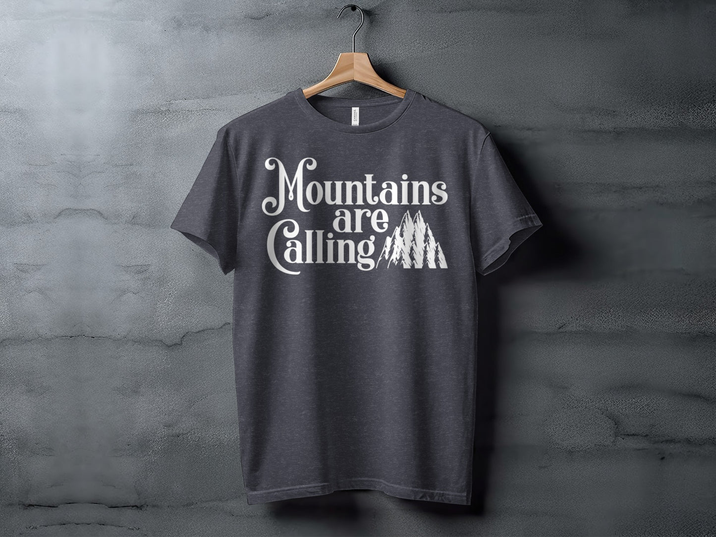 Mountains Are Calling And I Must Go Graphic Design T-Shirt T-Shirt - Outdoor & Adventure Collection - Mile Marker 16 Gear by Cloud 16 Clothing Co.