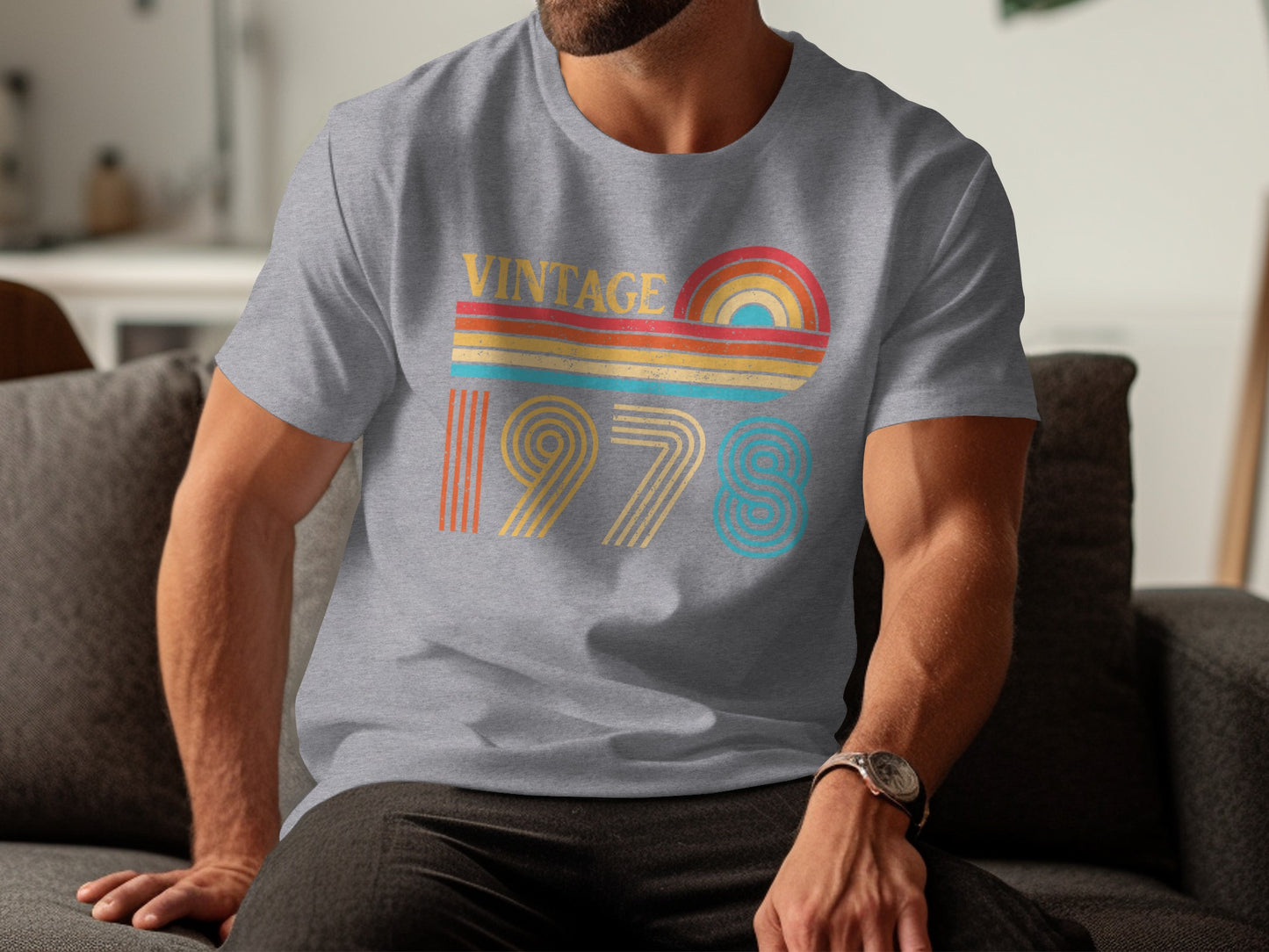 Vintage 1978 Retro Style Graphic Tee-Shirt