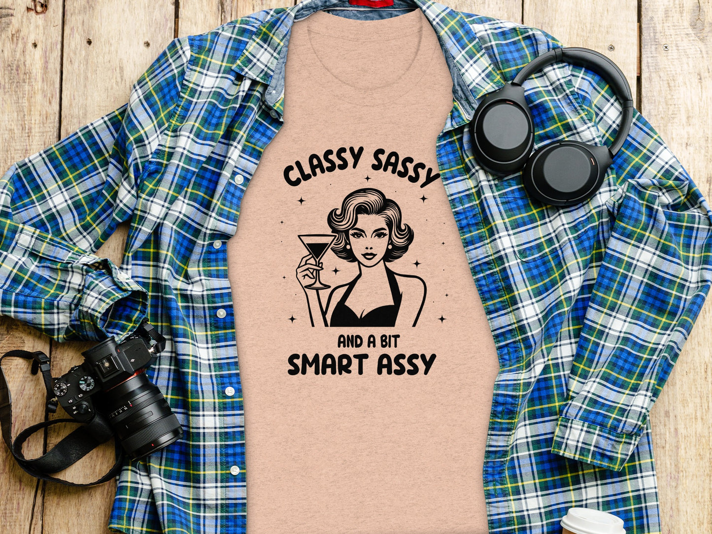 Classy Sassy And A Bit Smart Assy Graphic Tee Product