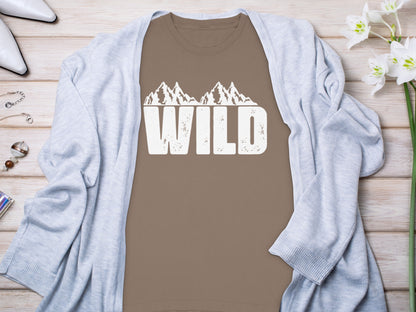 Wild Mountain Graphic Print T-Shirt