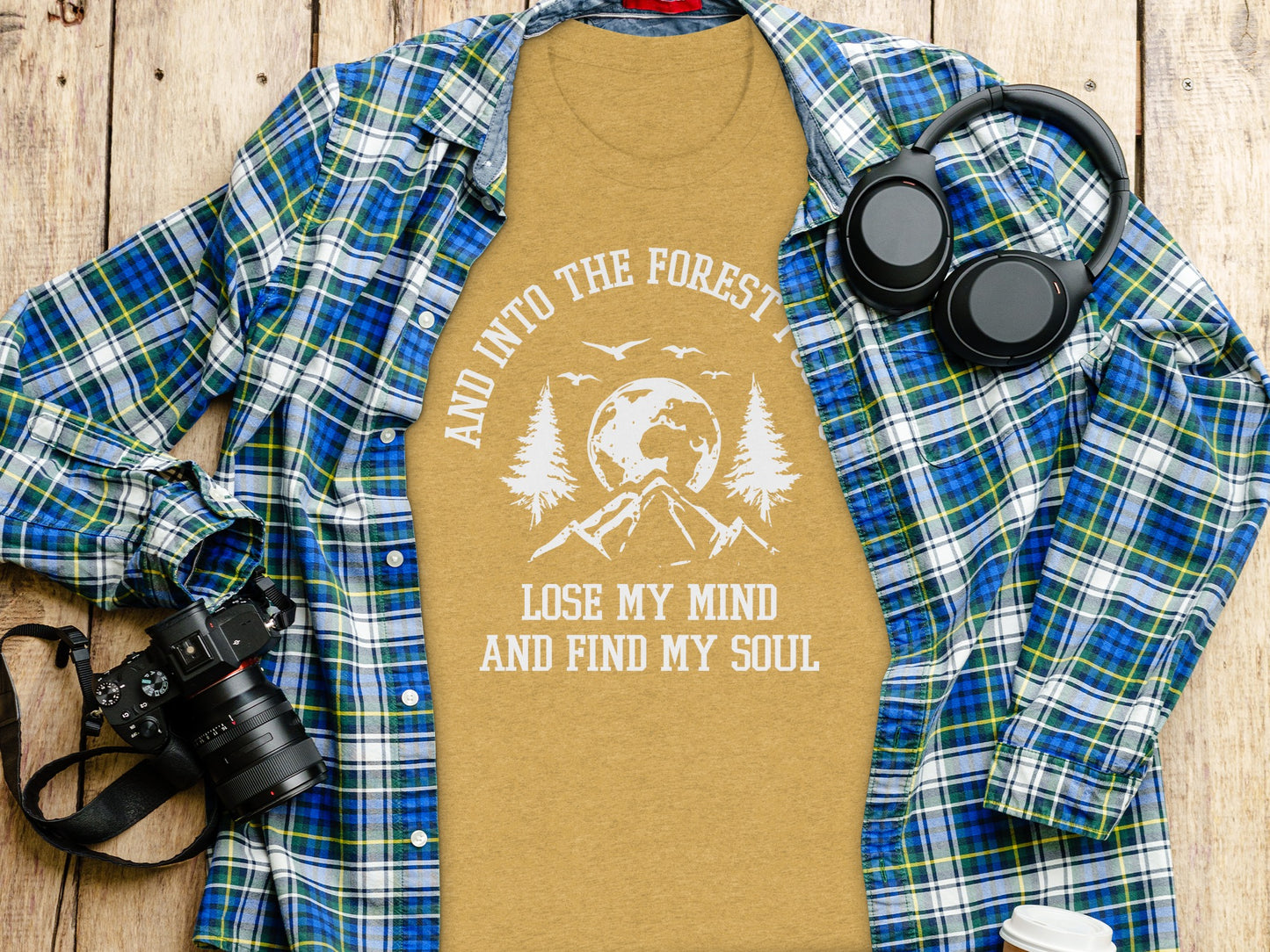 And Into The Forest I Go To Lose My Mind Find My Soul T-Shirt T-Shirt - Outdoor & Adventure Collection - Mile Marker 16 Gear by Cloud 16 Clothing Co.