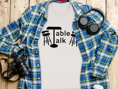 Table Talk Graphic T-Shirt for Casual Wear