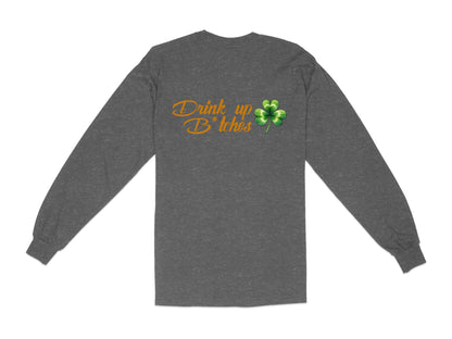Scrappy Malone's Bar, Bar Logo Art, Irish Bar Sign, Shamrock Design, St Patricks Day Gift, Lucky Charm Bar Decor T-Shirt - Scrappy Malone's Bar 100-Proof Humor - Cloud 16 Clothing Co.