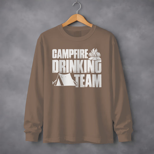 Campfire Drinking Team Long Sleeve Shirt Product