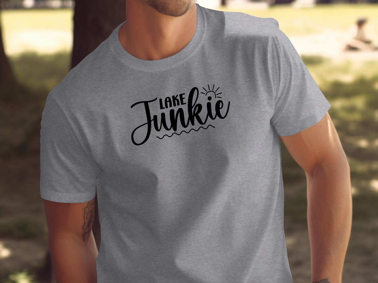 Lake Junkie Graphic for Lovers of Water Activities T-Shirt T-Shirt - Outdoor & Adventure Collection - Mile Marker 16 Gear by Cloud 16 Clothing Co.