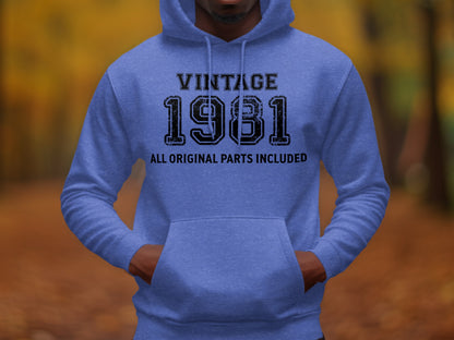 Vintage 1981 All Original Parts Included Hoodie