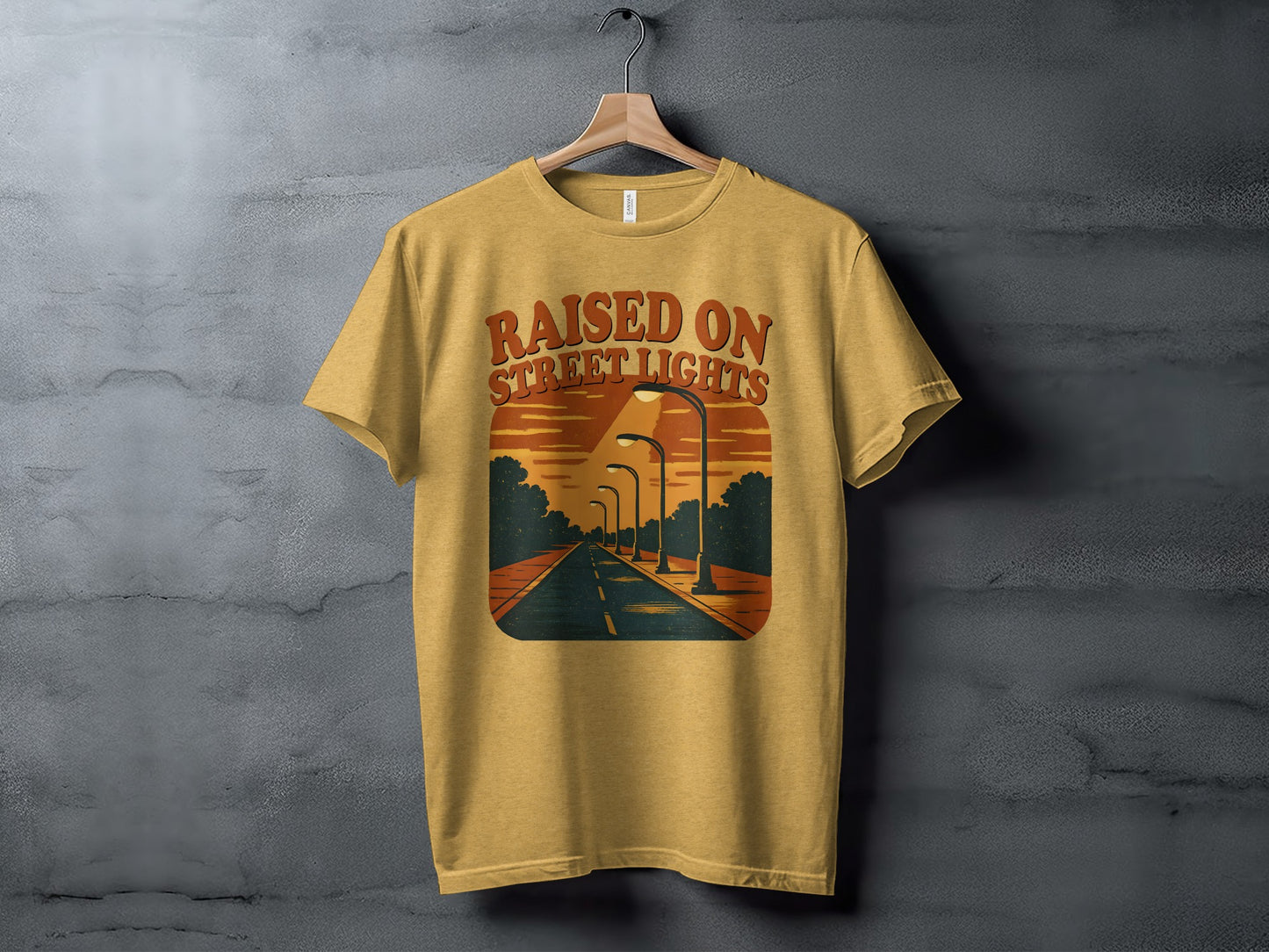 Raised On Street Lights Graphic Tee