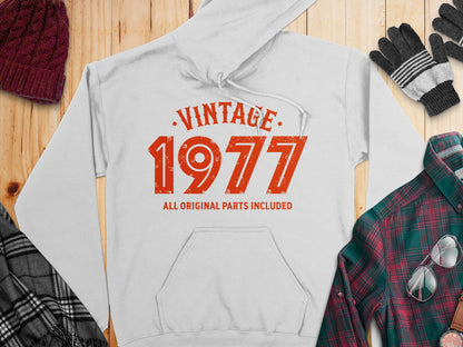 Vintage 1977 All Original Parts Included Hoodie