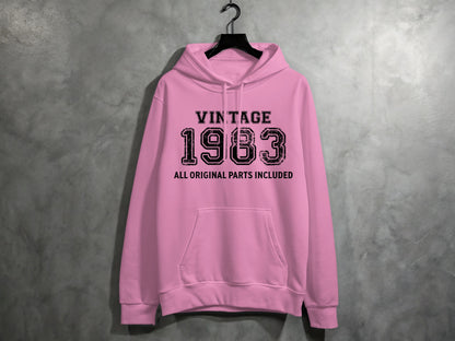 Vintage 1983 All Original Parts Included Hoodie