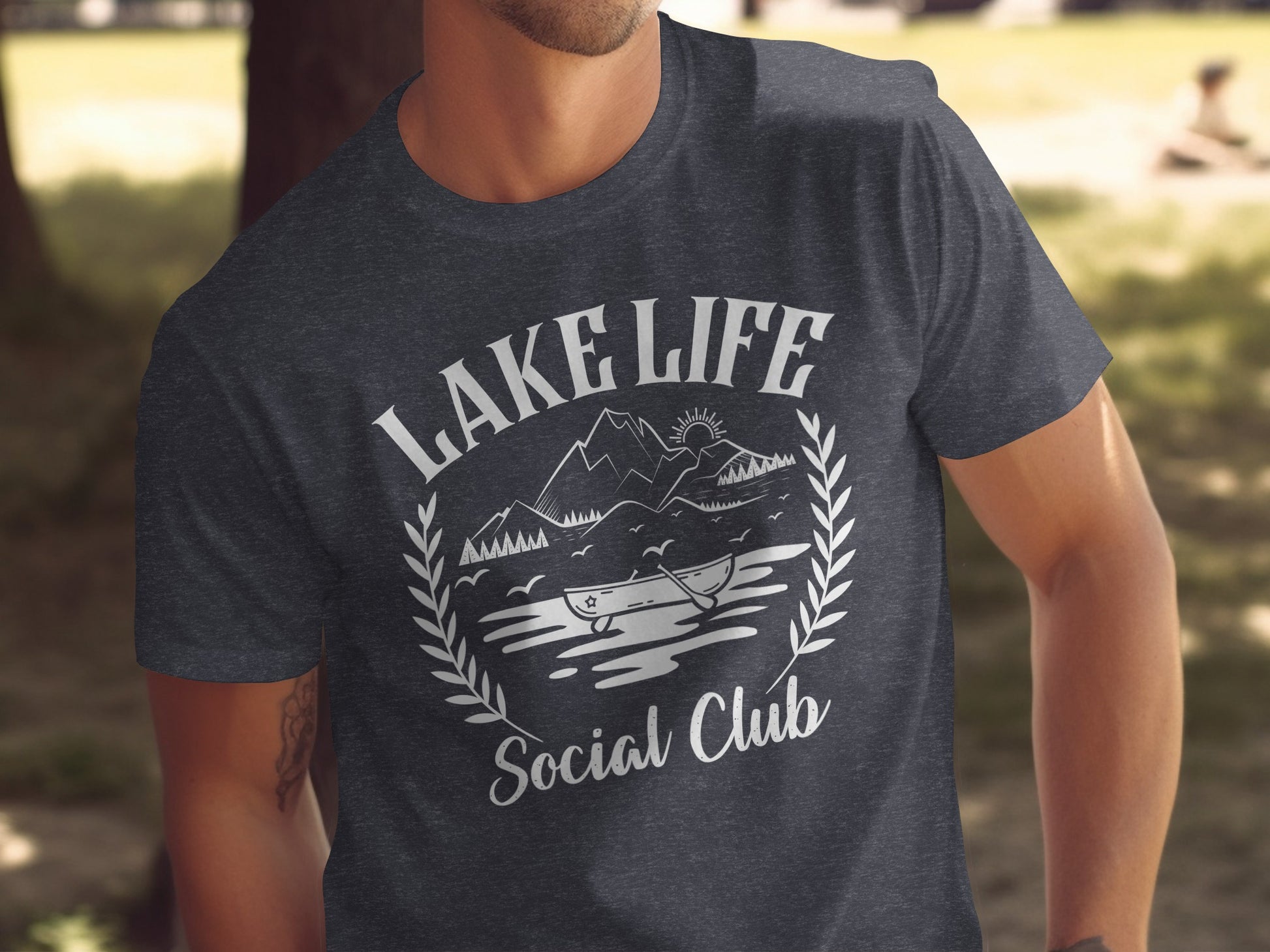 Lake Life Social Club Boating Outdoor Activity T-Shirt T-Shirt - Outdoor & Adventure Collection - Mile Marker 16 Gear by Cloud 16 Clothing Co.