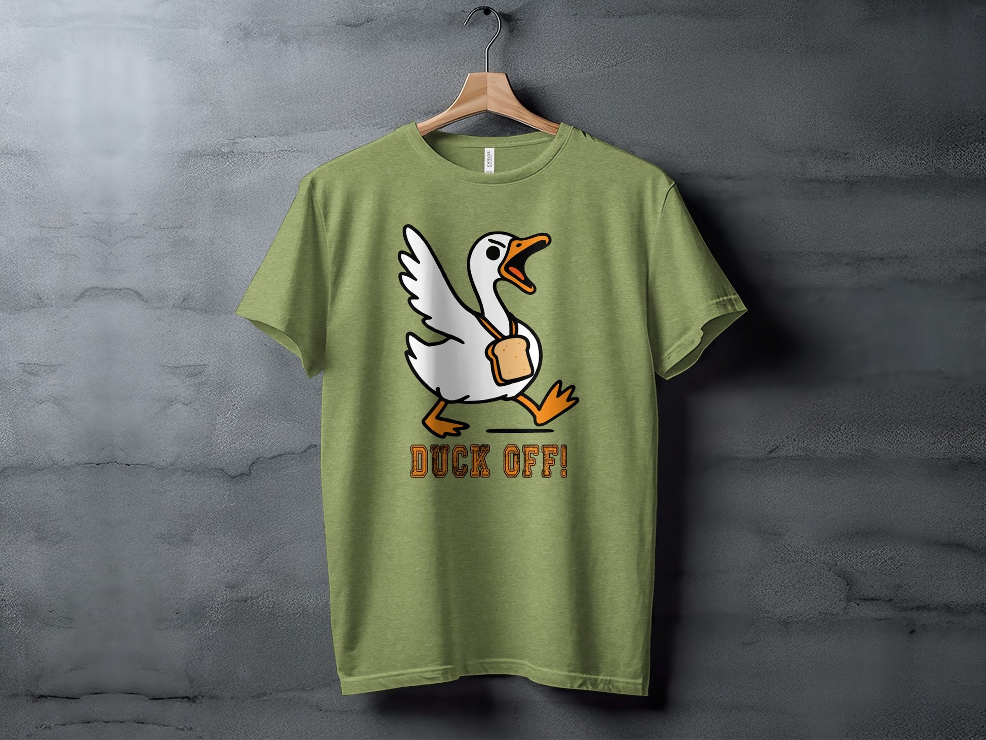Funny Duck Off Graphic T-Shirt for Animal Lovers