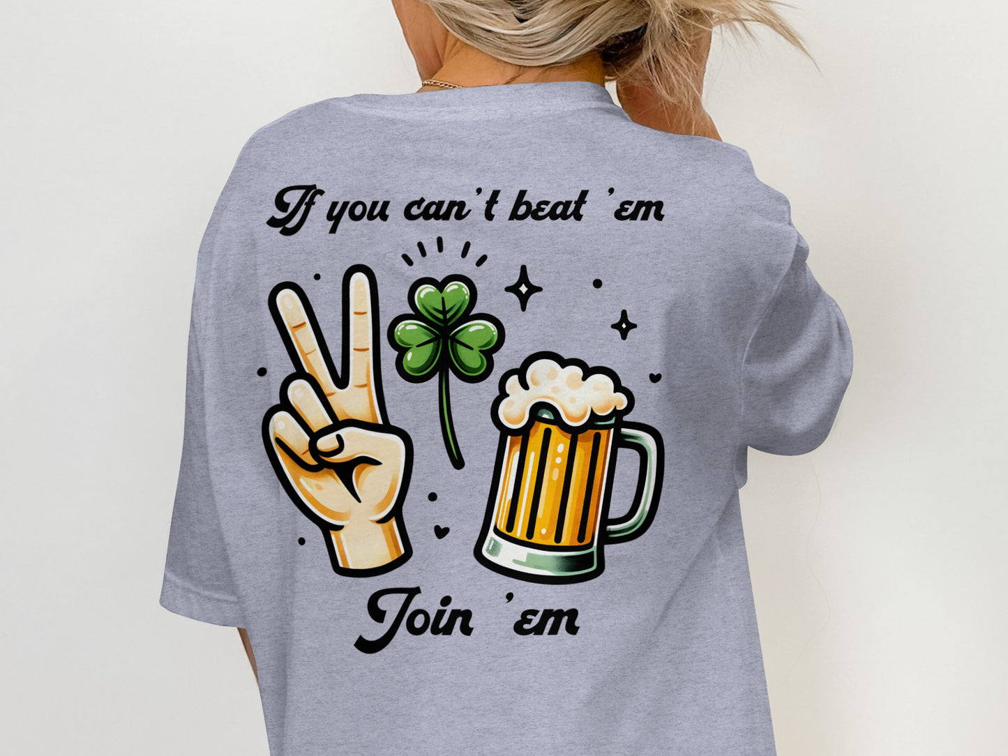 Scrappy Malone's Bar, St Patricks Day, Irish Bar, Shamrock, Retro Pub Sign, Custom Design T-Shirt - Scrappy Malone's Bar 100-Proof Humor - Cloud 16 Clothing Co.