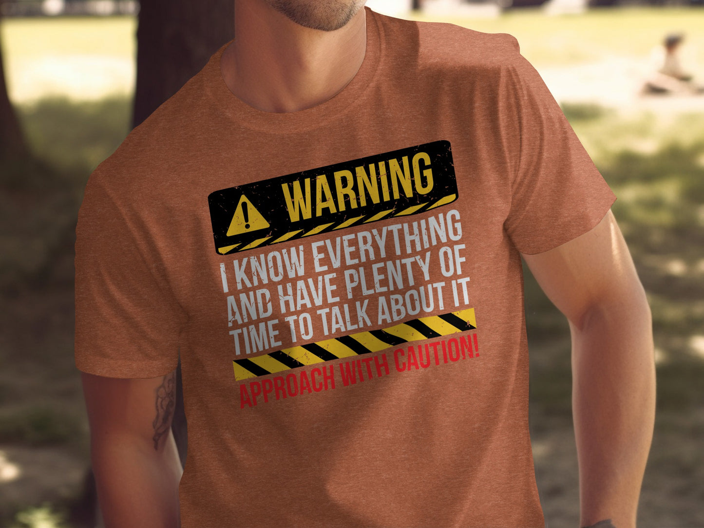 Funny Warning I Know Everything Talk About It T-shirt