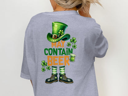 Scrappy Malone's Bar Art, Irish Pub Logo, Vintage Style Print, Other Products, Shamrock Design, Bar Sign T-Shirt - Scrappy Malone's Bar 100-Proof Humor - Cloud 16 Clothing Co.