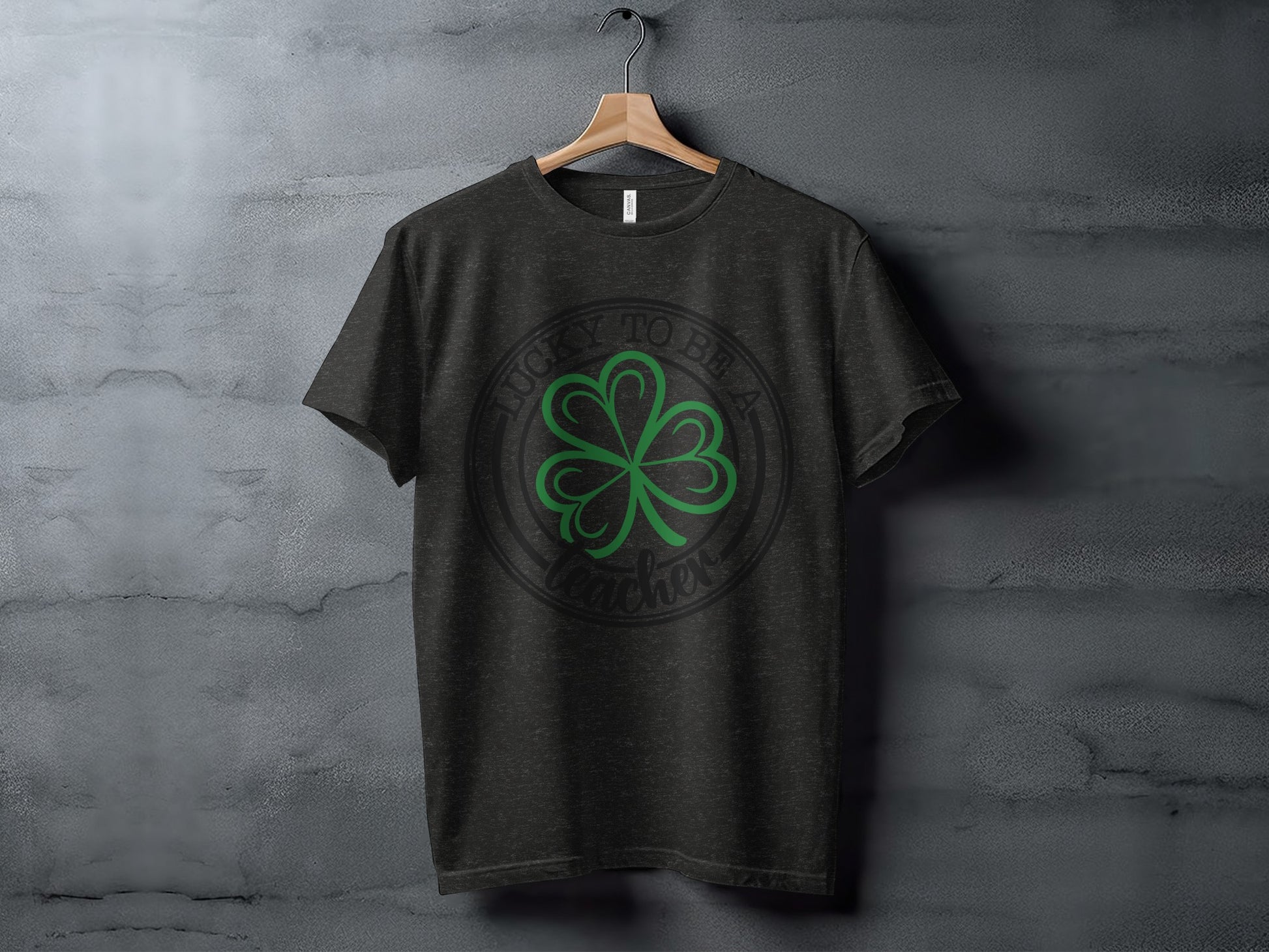 Lucky to Be a Teacher Shamrock T-Shirt Product
