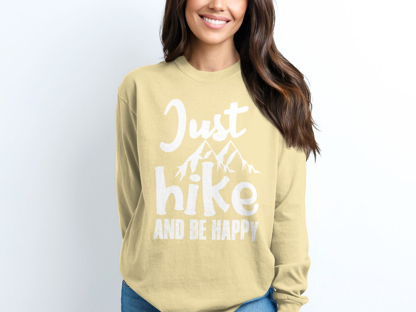 Just Hike And Be Happy Graphic Shirt