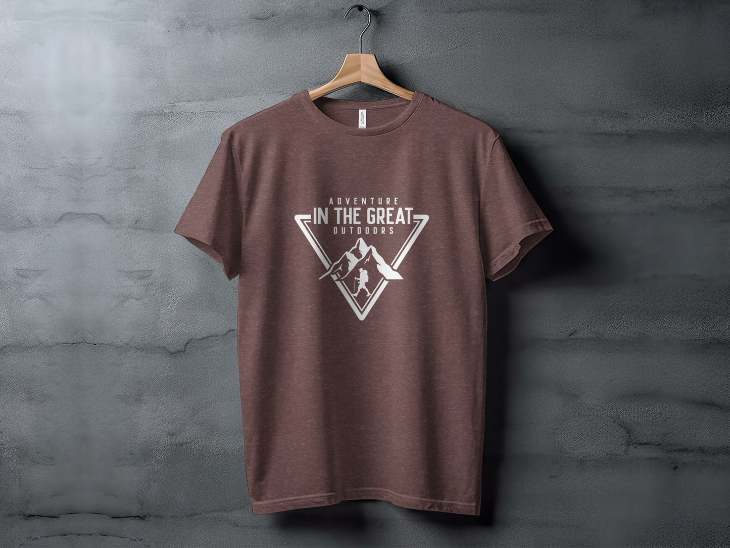 Adventure In The Great Outdoors Mountains T-Shirt T-Shirt - Outdoor & Adventure Collection - Mile Marker 16 Gear by Cloud 16 Clothing Co.
