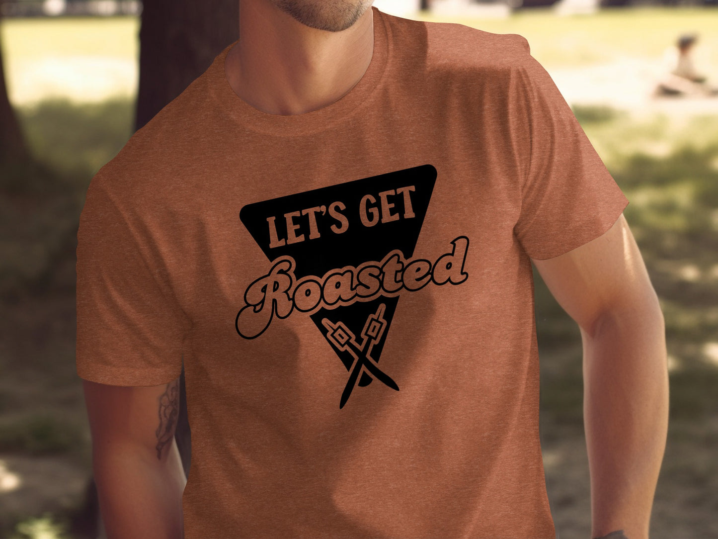 Let's Get Roasted Marshmallow Roasting Sticks T-Shirt T-Shirt - Outdoor & Adventure Collection - Mile Marker 16 Gear by Cloud 16 Clothing Co.