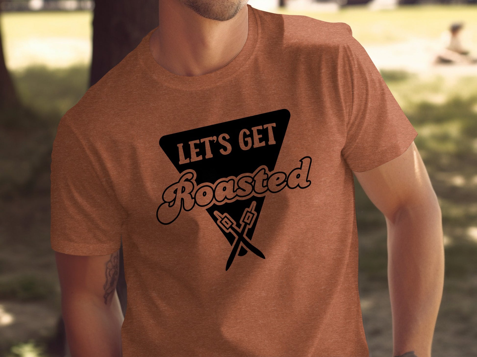 Let's Get Roasted Marshmallow Roasting Sticks T-Shirt T-Shirt - Outdoor & Adventure Collection - Mile Marker 16 Gear by Cloud 16 Clothing Co.