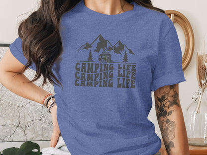 Camping Life Camping Life Camping Life T-Shirt T-Shirt - Outdoor & Adventure Collection - Mile Marker 16 Gear by Cloud 16 Clothing Co.