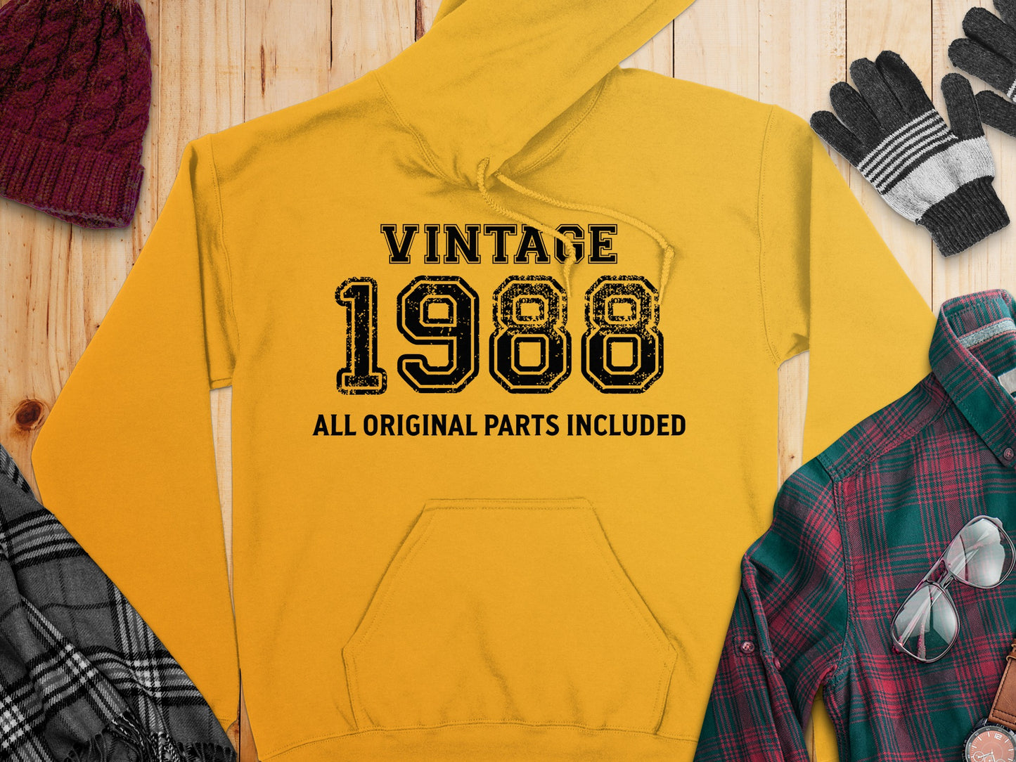 Vintage 1988 All Original Parts Included Hoodie