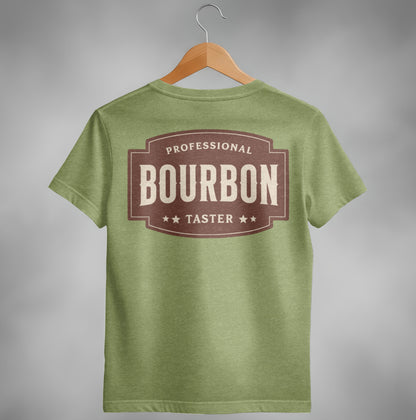Professional Bourbon Taster Funny Alcohol Design T-Shirt T-shirt - Scrappy Malone's Bar 100-Proof Humor - Cloud 16 Clothing Co.