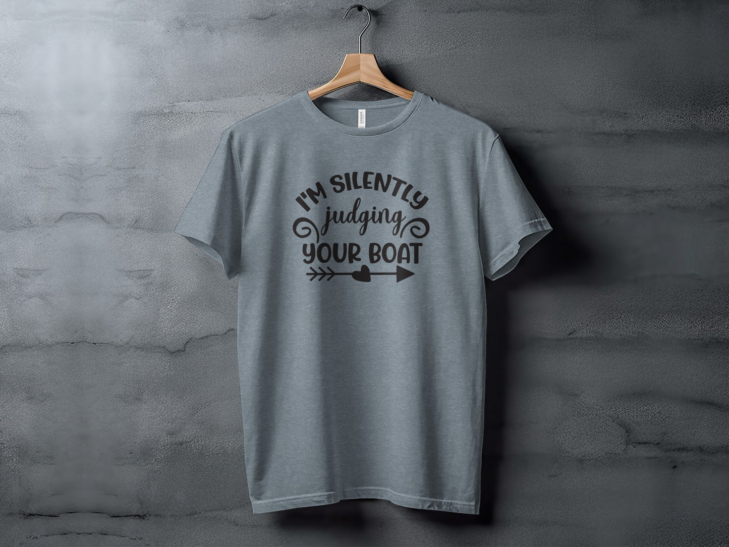 I'm Silently Judging Your Boat Arrow Design Funny T-Shirt T-Shirt - Outdoor & Adventure Collection - Mile Marker 16 Gear by Cloud 16 Clothing Co.
