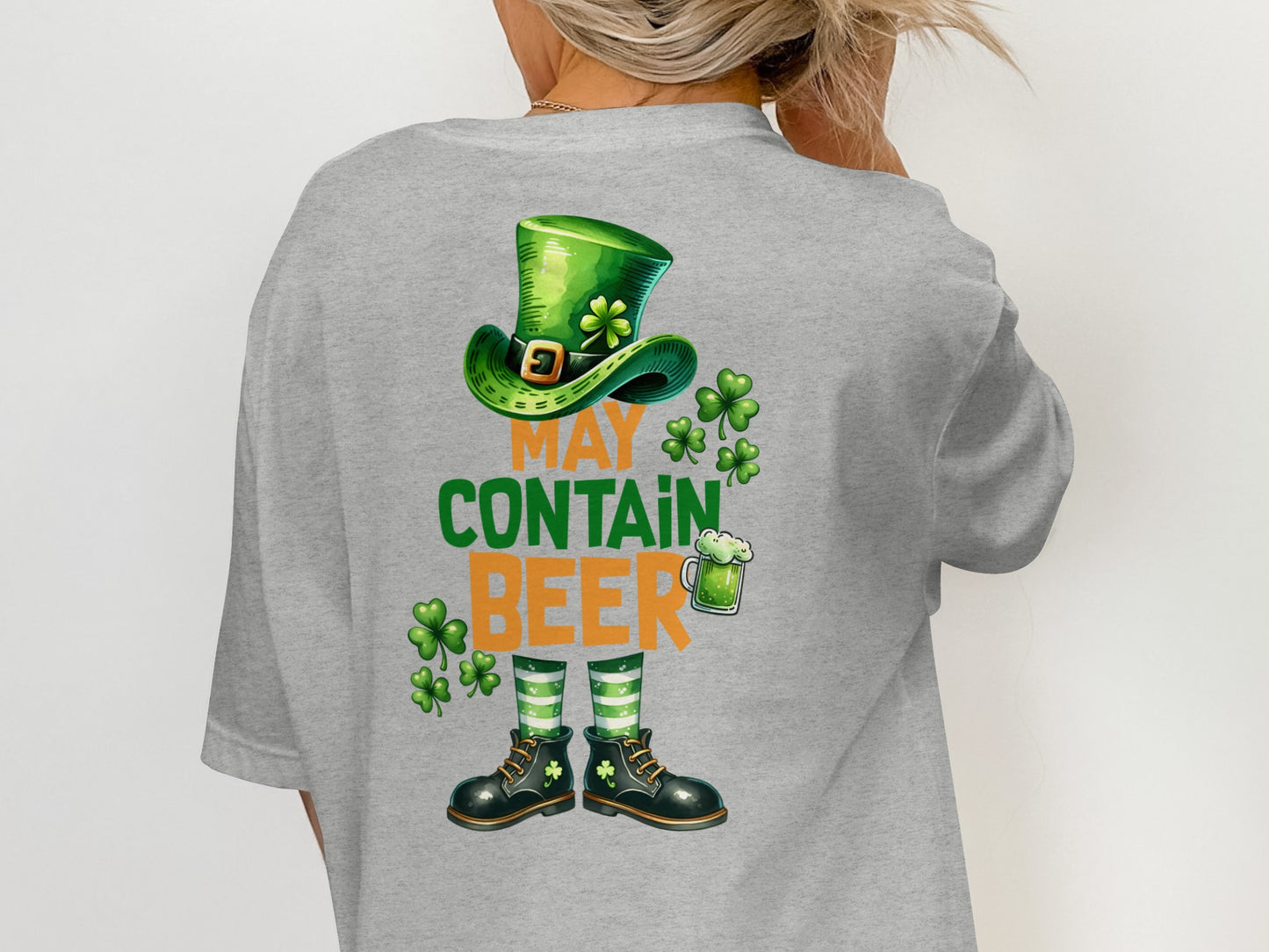 Scrappy Malone's Bar Art, Irish Pub Logo, Vintage Style Print, Other Products, Shamrock Design, Bar Sign T-Shirt - Scrappy Malone's Bar 100-Proof Humor - Cloud 16 Clothing Co.