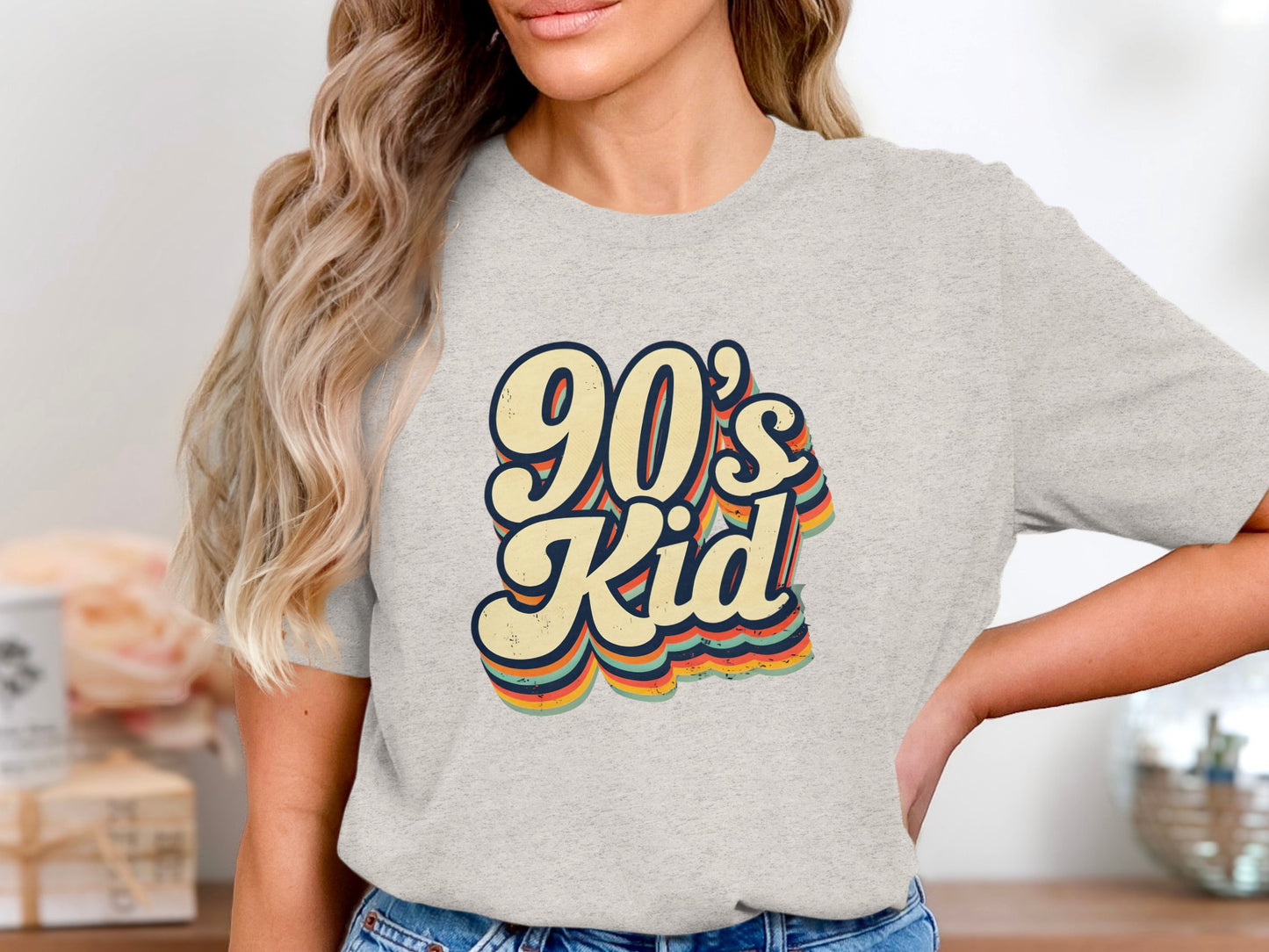 Retro Style 90's Kid Graphic Tee for Nostalgic Vibes