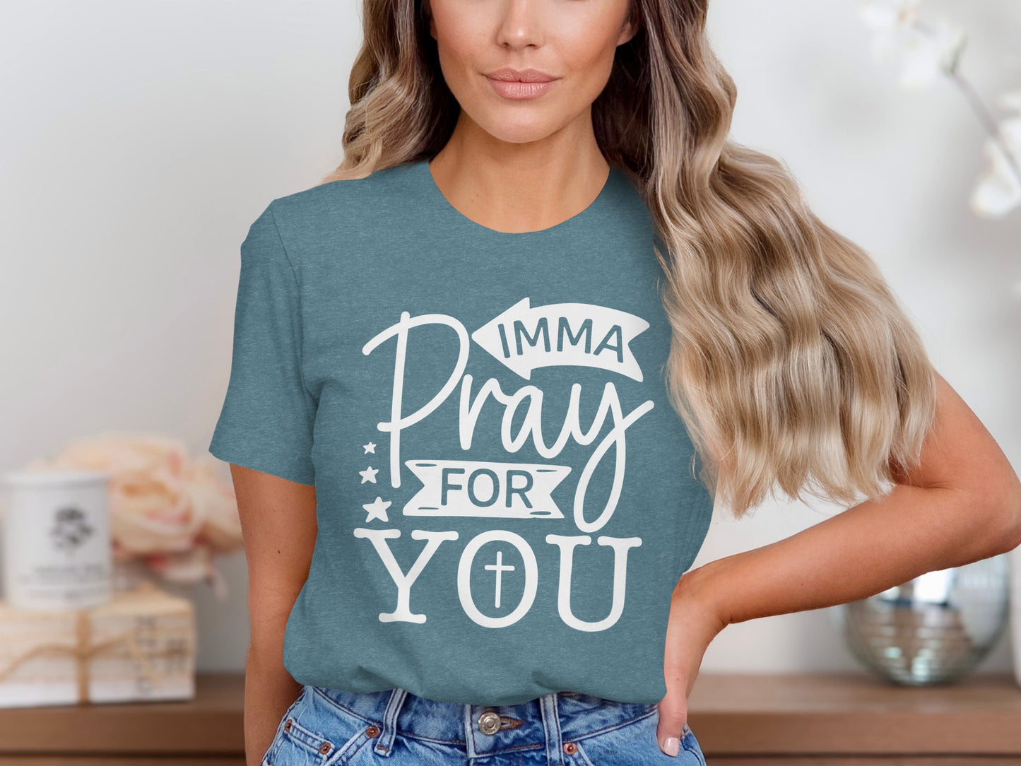 Imma Pray For You Inspirational Graphic T-Shirt